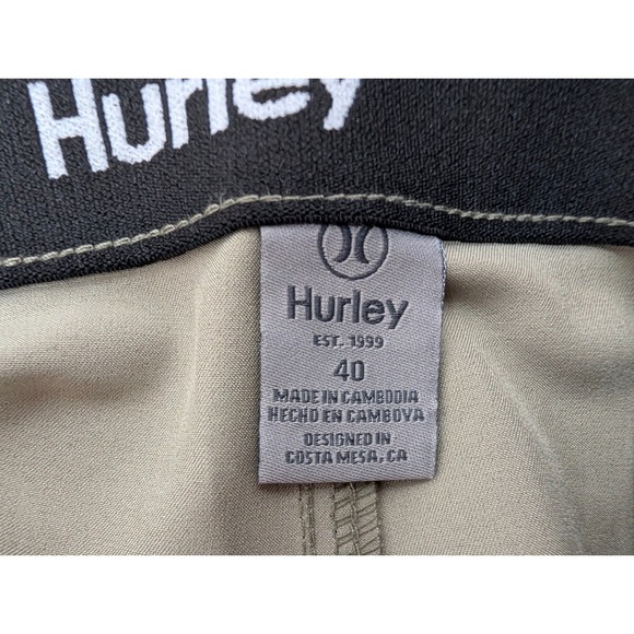 Hurley Hybrid Bermuda Shorts Men's Size 40 Spacedye Golf Walking Stretch Casual - Picture 2 of 10